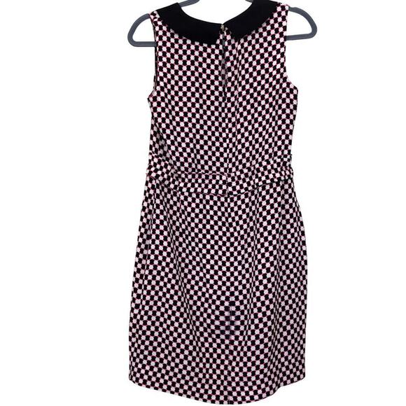 Kate Spade black/white/piink silk dress, 2, rich girl, old money, preppy, mod - Picture 2 of 6